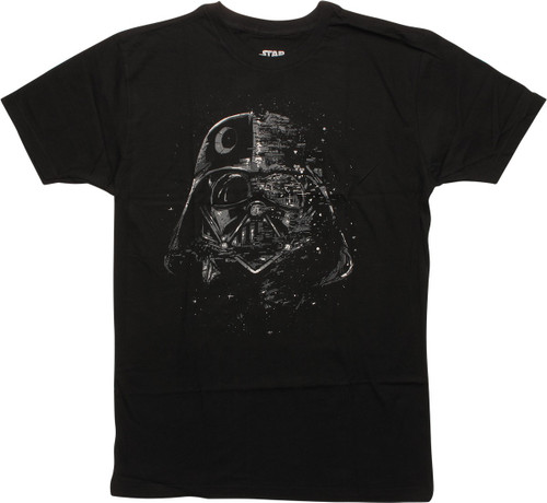 Star Wars Death Star Darth Vader Helmet T-Shirt