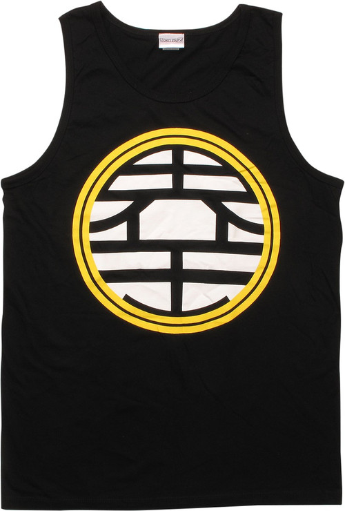 hjort diskret Faret vild Dragon Ball Z King Kai Symbol Black Tank Top