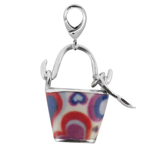 ZABLE Pail and Shovel clip-on Bead Charms LC-246