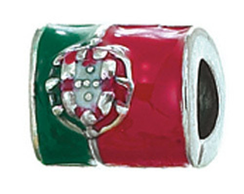 ZABLE Portugal Flag Bead Charm BZ-982