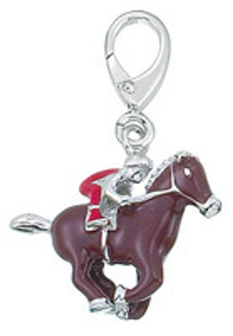 ZABLE Racehorse and Jockey Charms LC-174