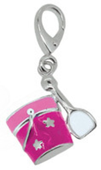 ZABLE Pink Shovel and Pail Charms LC-370