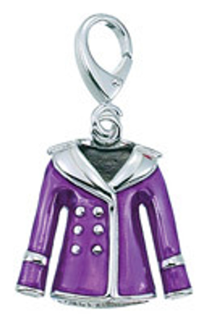 ZABLE Purple Coat Jacket Bead Charms LC-148
