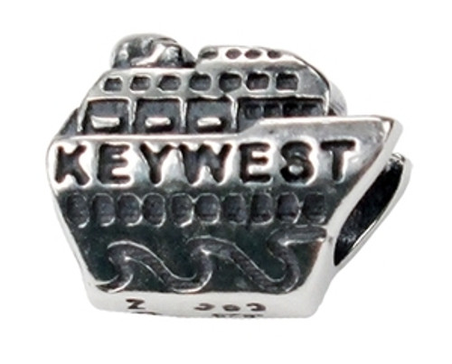 ZABLE Key West Florida Cruise Ship Bead Charm BZ-1620