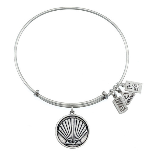 Wind and Fire Sea Shell Charm with Bangle WF-204