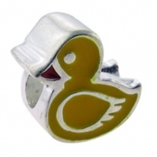 BIAGI KIDZ Enamel Yellow Duck Bead Charm BE85