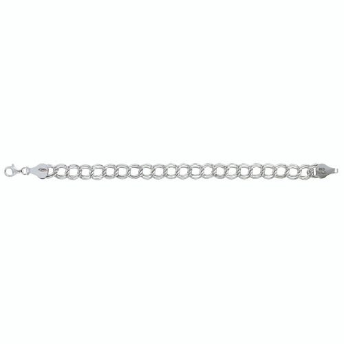 ZABLE Clip-on Charms Starter Polished Large Double Link Bracelet LC-582, LC-583 fits Pandora, Thomas Sabo