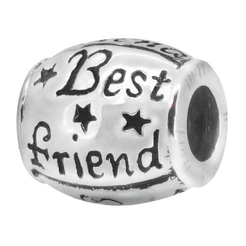 Zable Best Friend bead charm, fits Pandora, compatible with Pandora