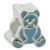 BIAGI KIDZ Enamel Blue Teddy Bear Bead Charm BE71