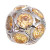 ZABLE November Birthstone CZ Sphere Bead Charm BZ-1111