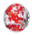 ZABLE Murano Orange and Silver Glass Bead Charm BZ-2816