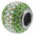 ZABLE Green & White Crystal Studded Bead Charm BZ-1200