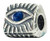 ZABLE Evil Eye with Blue CZ Bead Charm BZ-1924