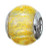 ZABLE Murano Glass Bead Charm Clear and Gold BZ-1593