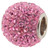 ZABLE Pink October Crystal Studded Bead Charm BZ-1290