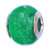 ZABLE Glittery Green Murano Glass Bead Charm BZ-2832