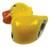 ZABLE Yellow Enamel Rubber Duckie Bead Charm  BZ-2255