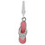 ZABLE Pink Flip-Flop with CZ's Bead Charms LC-133
