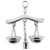 ZABLE Movable Scales of Justice Charm LC-193
