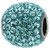 ZABLE Zircon Blue December Crystal Studded Bead Charm BZ-1292