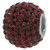 ZABLE Deep Red January Crystal Studded Bead Charm BZ-1281