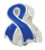 ZABLE Royal Blue Ribbon Bead Charm BZ-2263