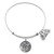 Wind and Fire Daughter with Strawberries Charm with Bangle WF-231
