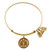 Wind and Fire Gold Lobster Charm with Bangle WF-234