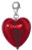 ZABLE Murano Heart Shaped Drop/Pendant Glass Bead Charm BZ-2903