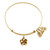 Wind and Fire 3D Plumeria Flower Charm with Bangle WF-528