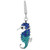 ZABLE Crystal Seahorse Charm LC-388