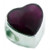 BIAGI KIDZ Enamel Purple Heart Bead Charm BE64