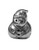 ZABLE Christmas Snowman Silver Bead Charm BZ-291