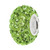 ZABLE August Green Crystal Studded Bead Charm BZ-1077 fits Pandora