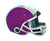 ZABLE Purple Football Helmet Bead Charm BZ-2146