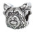 ZABLE Yorkshire Terrier Dog Bead Charm BZ-2087, fits Pandora.