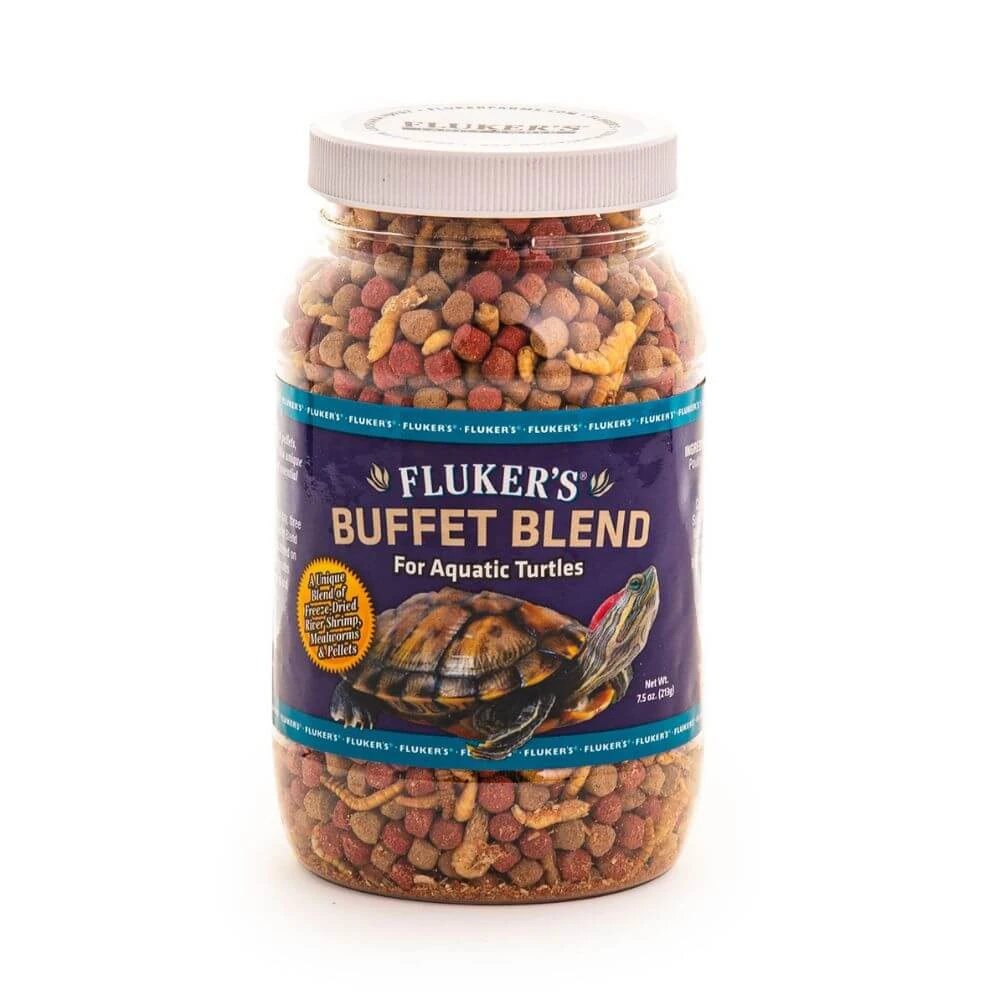 Turtle Fries Turtle Food Fluker's Buffet Blend Aquatic Turtle Formula Freeze Dried ...
