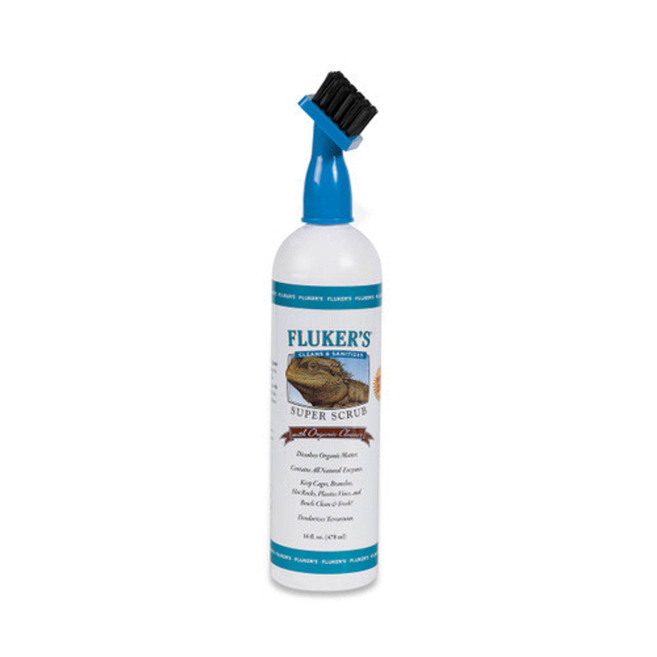 Fluker's Super Scrub with Organic Reptile Habitat Cleaner, 16 fl. oz.