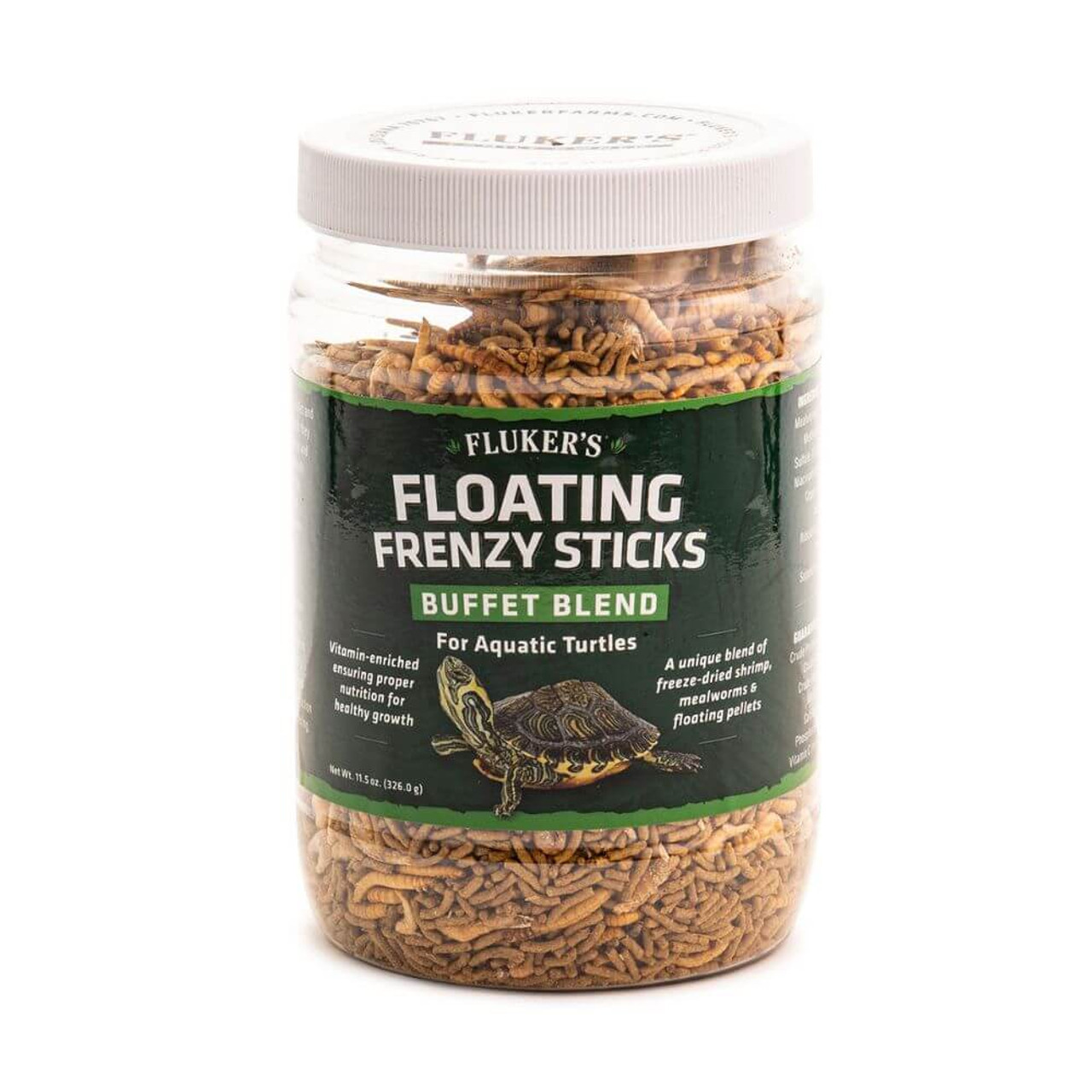 Floating Frenzy Sticks Buffet Blend for Aquatic Turtles   11.5 oz Front Floating Frenzy Sticks Buffet Blend for Aquatic Turtles   11.5 oz Front