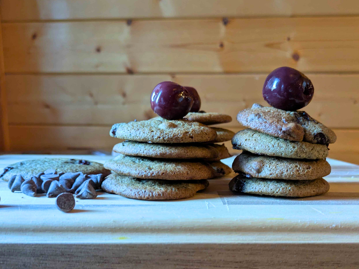 Cherry Chocolate Chirp Cookies