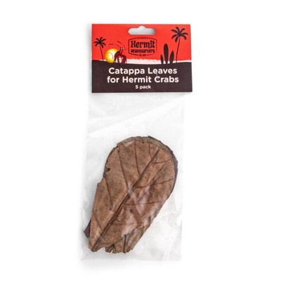 Catappa Leaves for Hermit Crabs (5 per pack) Front