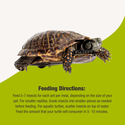 GRUB BAG TURTLE TREAT - INSECT BLEND FEEDING DIRECTION