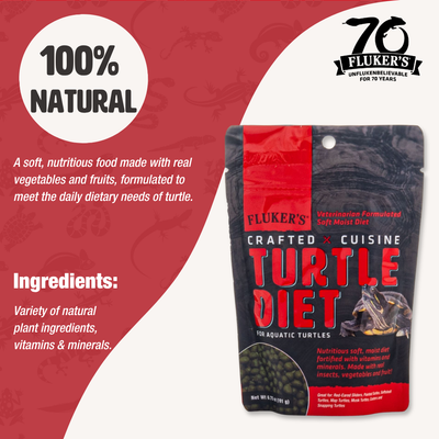 Crafted Cuisine Aquatic Turtle Diet  6.75oz