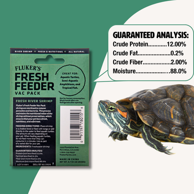Fresh Feeder Vac Pack River Shrimp Mix GUARANTEED ANALYSIS
