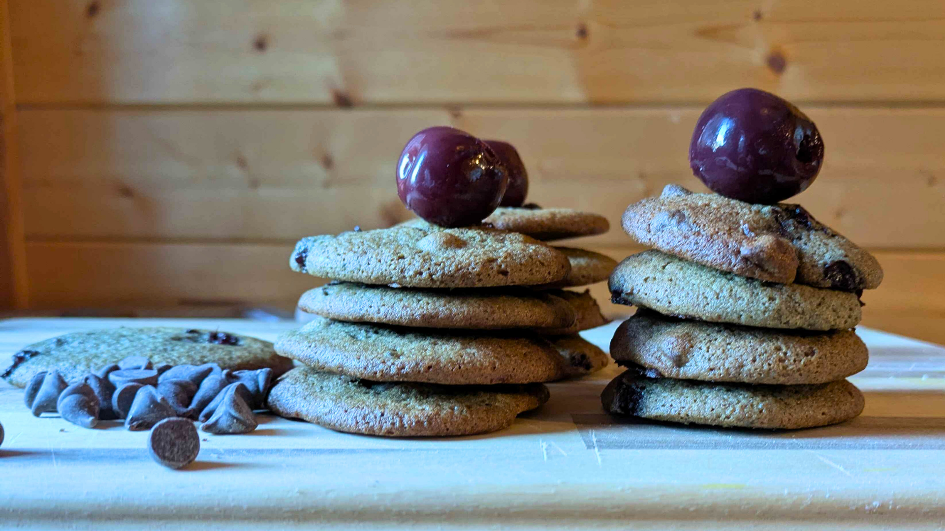 Cherry Chocolate Chirp Cookies