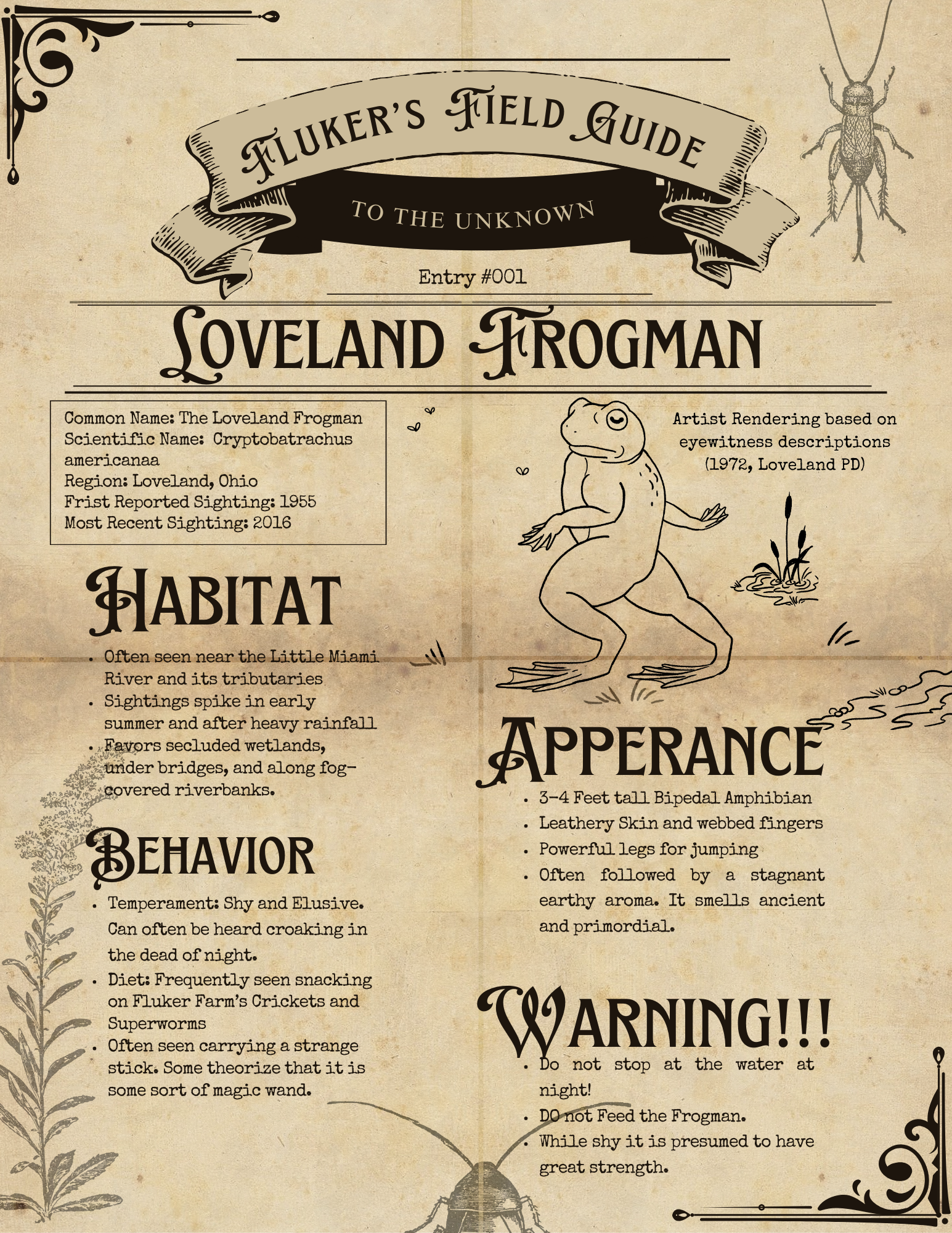 The story of the Loveland Frogman