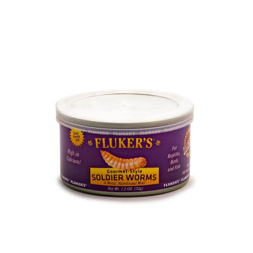 Gourmet Canned Soldier Worms - Fluker Farms