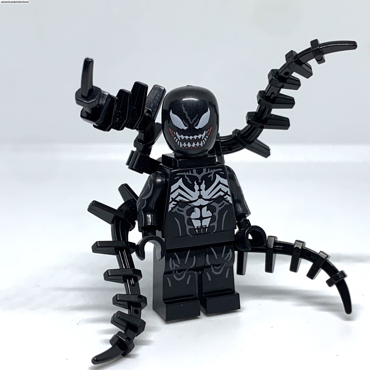 Venom Minifigure Marvel Superhero Eddie Brock - AmericanBrickStore