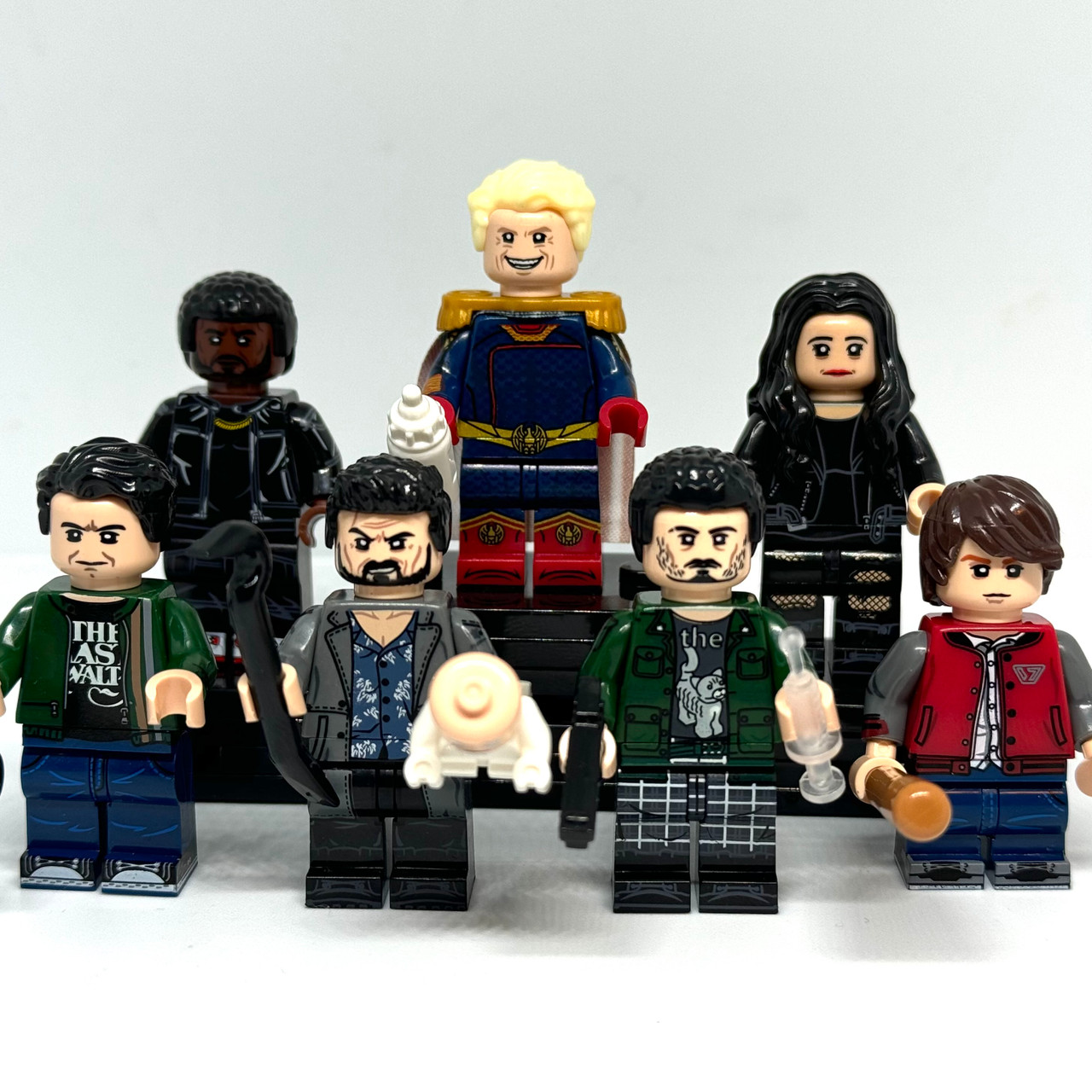 The Boys Minifigure Set Homelander Billy Butcher Superhero Pack