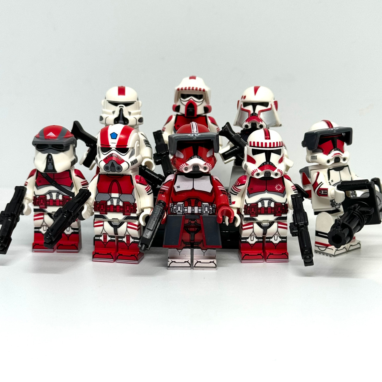 Shock Trooper Coruscant Guard Clone Minifigure Pack with Commander